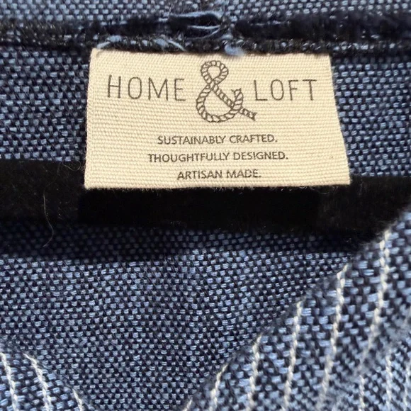 Casual Blue Striped Women's Montauk Hoodie from Home & Loft - Picture 2 of 5